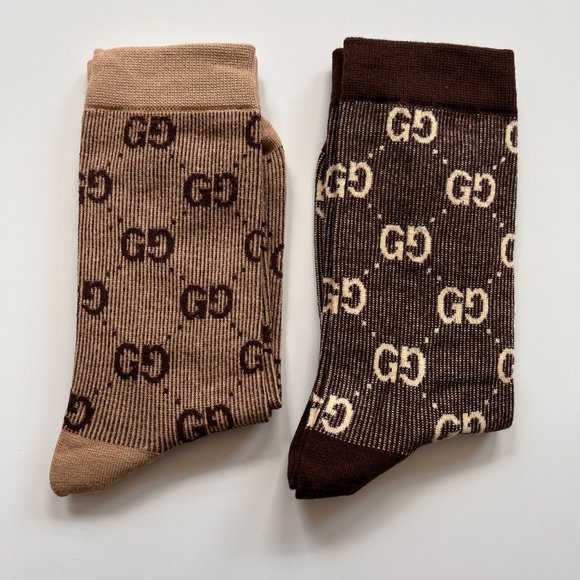 GUCCI SOCKS PACK OF 2 Comes with Original Box - Picture 4 of 4
